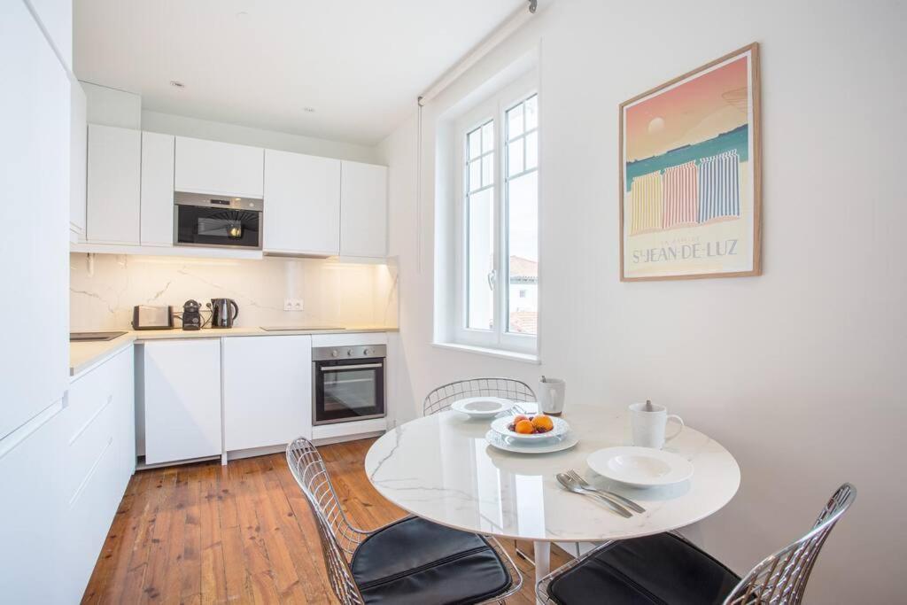 Appartement Rue Gambetta, Plage A 2 Min 생장드루즈 외부 사진